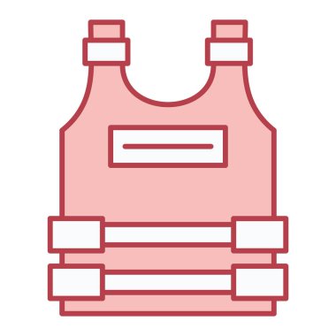 Bir itfaiyeci simgesinin vektör çizimi