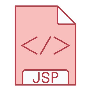 jsp dosya biçimi vektör illüstrasyonuName 