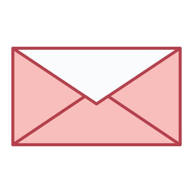 zarf e- posta simgesi vektör illüstrasyon grafik tasarımı