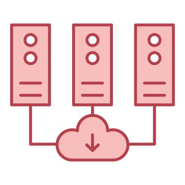 Bulut hesaplama. Web simgesi