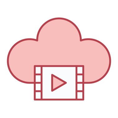 Bulut hesaplama teknolojisi vektör çizimi