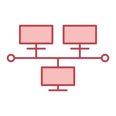 ağ paylaşım simgesi çizimi