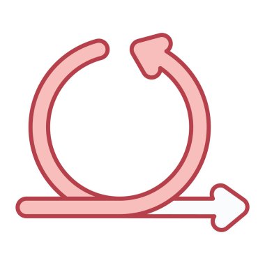 ok simgesi vektör illüstrasyonu