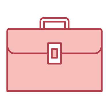 evrak çantası ikonu vektör illüstrasyonu