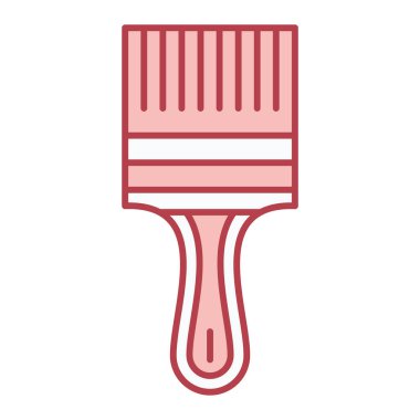 boya fırçası ikonu. vektör illüstrasyonu