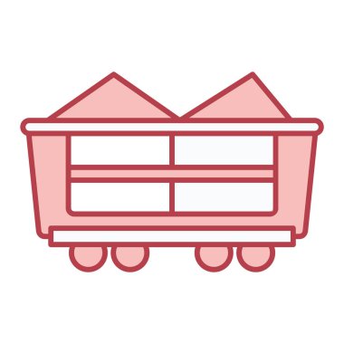 Sepet ikonu vektör illüstrasyonu