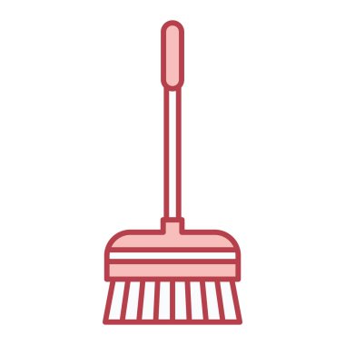 Temizlik ekipmanları simgesinin vektör illüstrasyonu