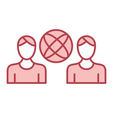 İnsan simgesinin vektör illüstrasyonu