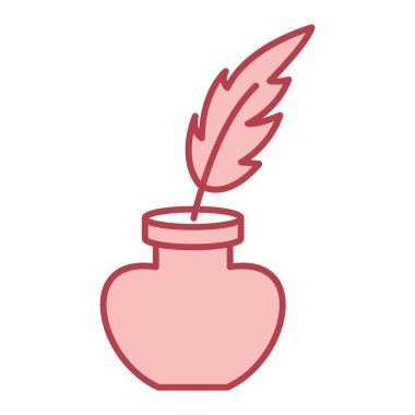 Tüylü ikon vektör illüstrasyonu