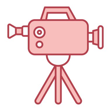 Kamera. Web simgesi basit illüstrasyon