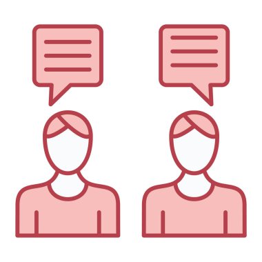 İnsan simgesinin vektör illüstrasyonu