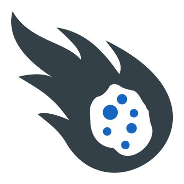 Ay. Web simgesi basit illüstrasyon