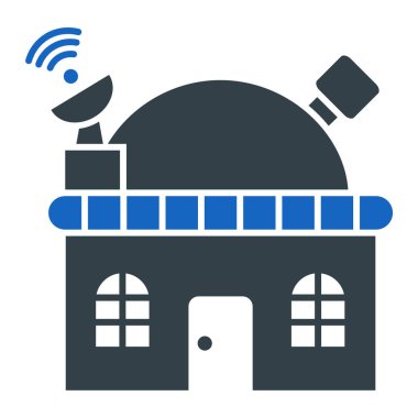 uydu vektör simgesi modern basit illüstrasyon