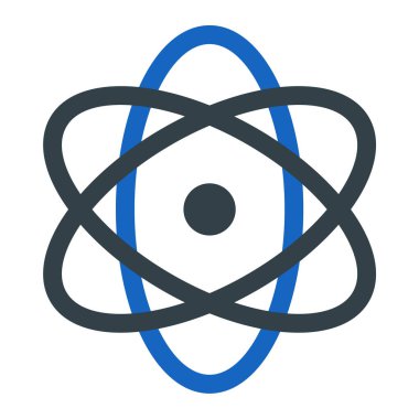 atom. Web simgesi basit tasarım