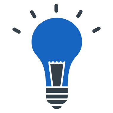 Bir fikrim var. Web simgesi basit illüstrasyon