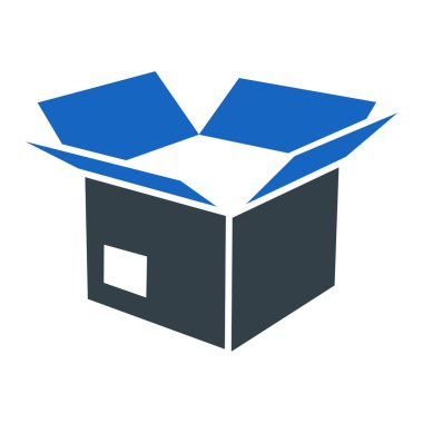 kutu simgesi vektör illüstrasyonu