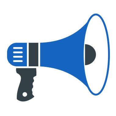 megafon ikonu. Web için basit hoparlör vektör simgeleri çizimi