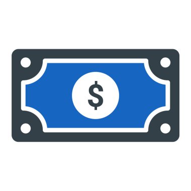 Dolar banknotu. Basit tasarım