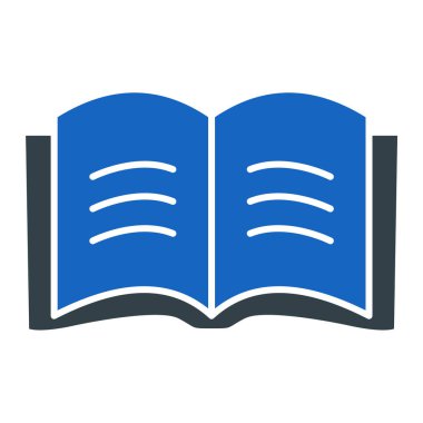 kitap simgesi vektör illüstrasyonu