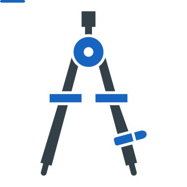 Pusula. Web simgesi basit illüstrasyon