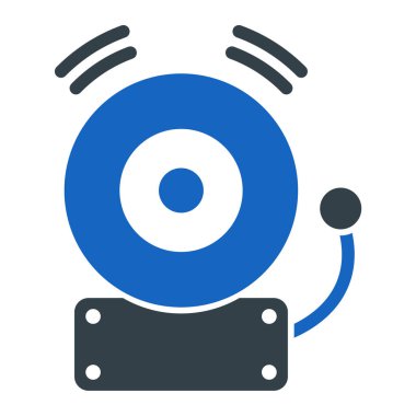 cd disk simgesi vektör illüstrasyonu