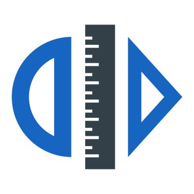 cetvel simgesi çizimi