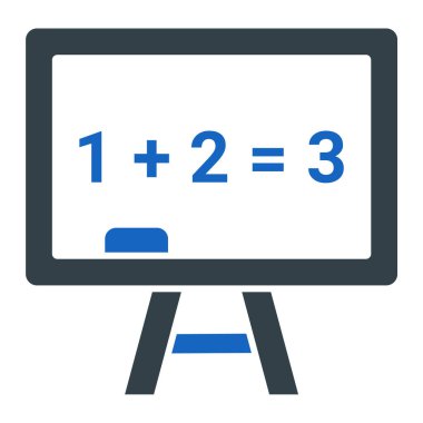 okul yönetim kurulu simgesi vektör illüstrasyonu