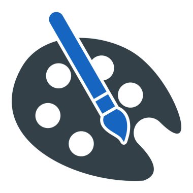 Palet. Web simgesi basit tasarım