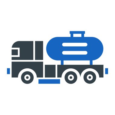 Kamyon. Web simgesi basit illüstrasyon