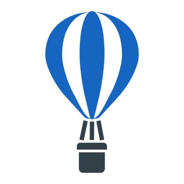 Sıcak hava balonu. Web simgesi