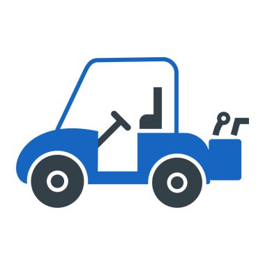 araba simgesi vektör illüstrasyonu