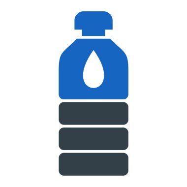 Su şişesi ikonu. Web için bira kavanozu vektör simgelerinin basit çizimi