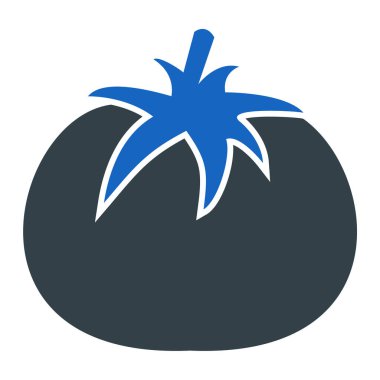 Palmiye ağacı simgesi. Web için hindistan cevizi vektör simgelerinin basit çizimi