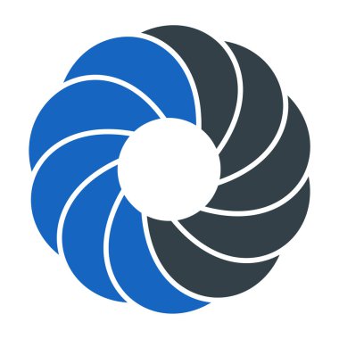 Deniz kabuğu simgesi. Web için plaj vektör simgelerinin özet çizimi