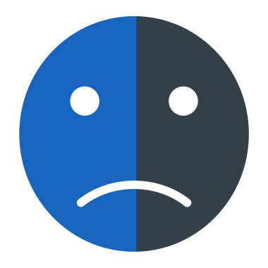 yüz simgesi, vektör çizimi