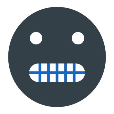 Üzgün surat. Web simgesi