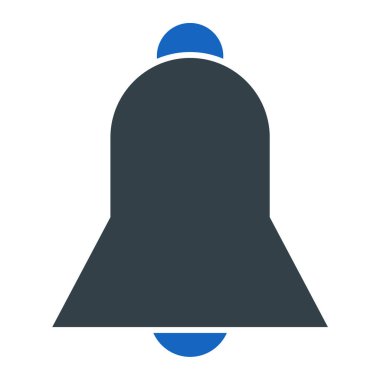 Zil. Web simgesi basit illüstrasyon