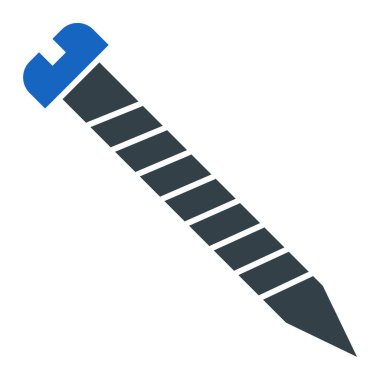 Kalem. Web simgesi basit illüstrasyon