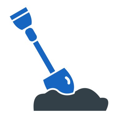 Kürek. Web simgesi basit tasarım