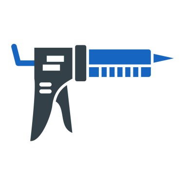 Bir matkap simgesinin vektör illüstrasyonu