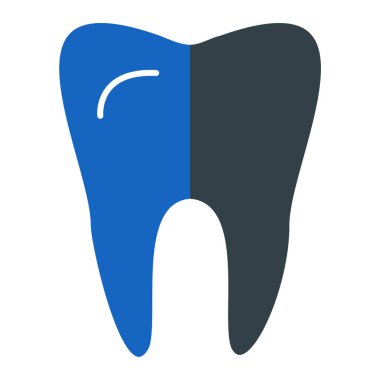 diş simgesi vektör illüstrasyonu