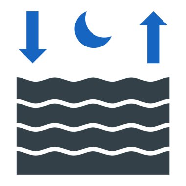 su simgesi vektör illüstrasyonu