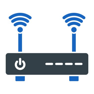 Yönlendirici. Web simgesi basit illüstrasyon