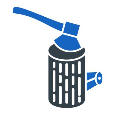 Modern b 'nin vektör illüstrasyonunda su ikonu yok