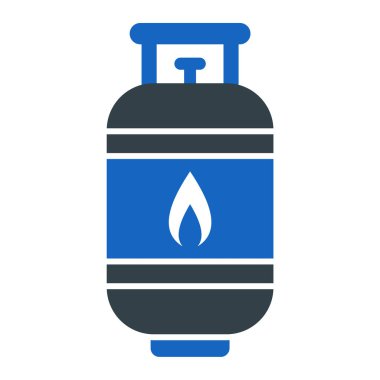 Gaz yakma ikonu. Ağ için basit yangın musluğu vektör simgeleri çizimi