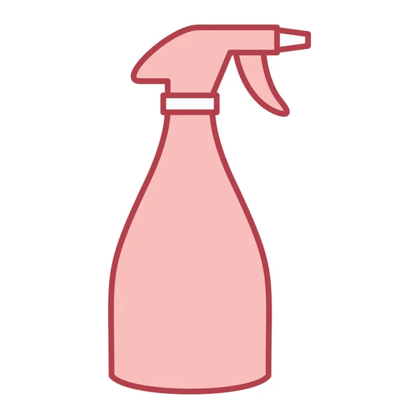 Reinigungsflasche Mit Flüssigem Icon Vektor Illustration Design — Stockvektor