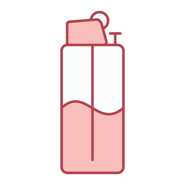 Water Bottle Icon Outline Illustration Gas Extinguisher Vector Icons Web — ストックベクタ