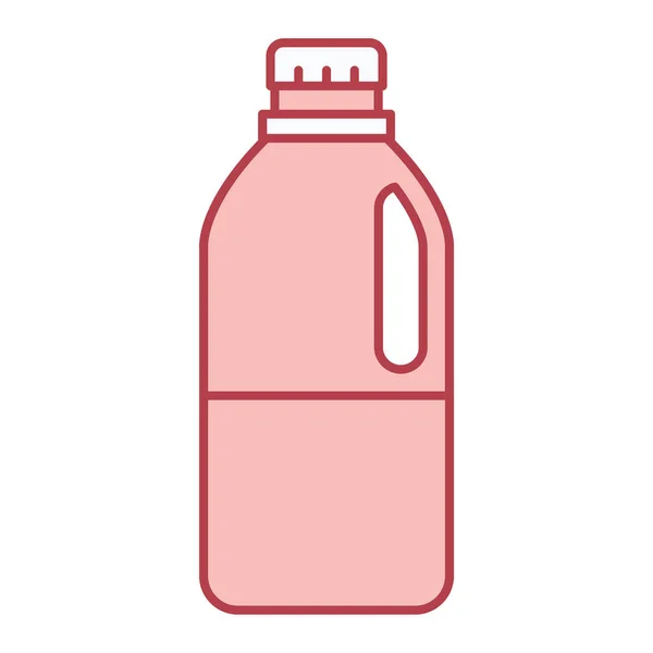 Значок Бутылки Воды Контурная Иллюстрация Векторных Значков Пластиковых Контейнеров Паутины — стоковый вектор