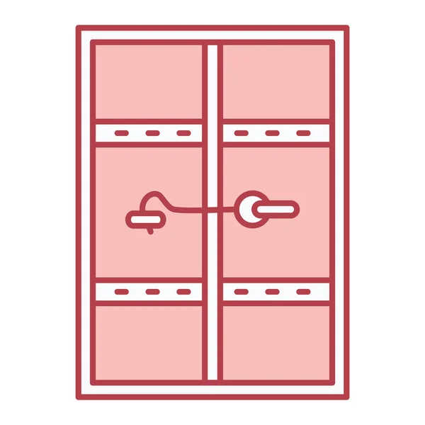 Векторна Ілюстрація Сучасного Відсутня Іконка Дверей — стоковий вектор