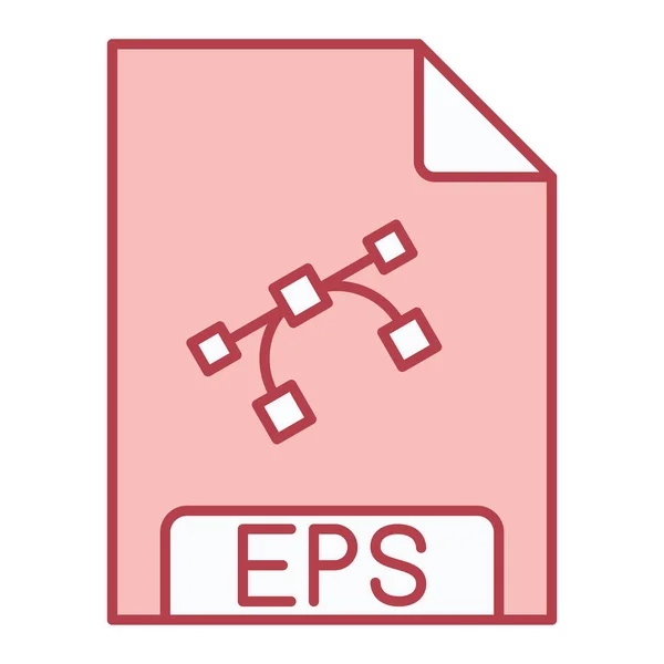 Eps Icona Formato File Illustrazione Vettoriale — Vettoriale Stock